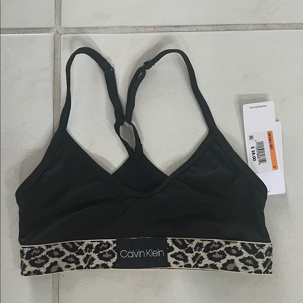 NEW Calvin Klein Leopard Bralette